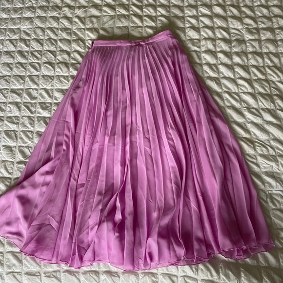 ASOS pink pleated midi skirt - Picture 10 of 12